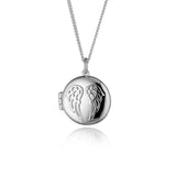Steff Highgate Silver Wing Locket with Chain