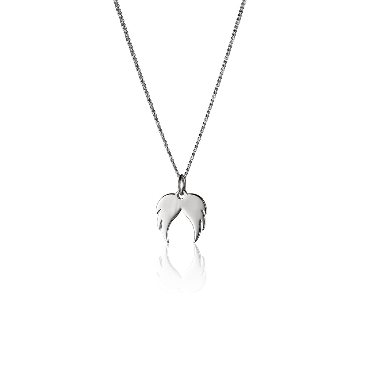Steff Sterling Silver Guardian Angel Wings Pendant with Chain - Steffans Jewellers
