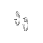Steff Sterling Silver Small Hoop Earrings - Steffans Jewellers