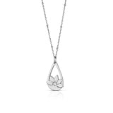 Steff Cynthia Spencer Silver Pendant Necklace