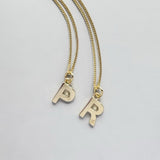 Steff Yellow Gold Vermeil & Diamond Initial P Charm