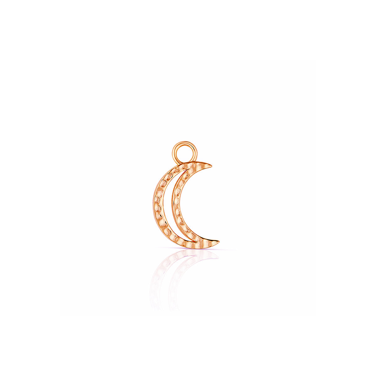 Steff Hammered Moon Earring Charm
