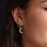Steff Star Hoop Earrings