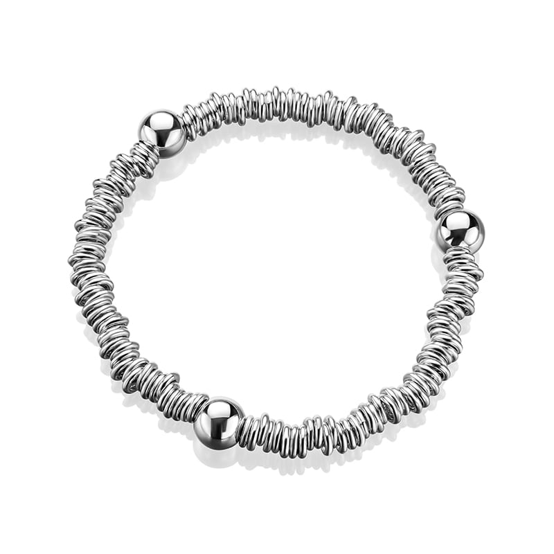 Handmade Sterling Silver Friendship Stack Bracelets By Elizabeth Caroline   notonthehighstreetcom