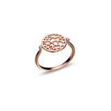 Steff Silver & Rose Gold Plated Bermondsey Ring