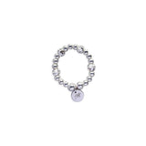 Steff Silver Bead Stacking Ring