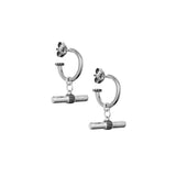 Steff Silver T Bar Earring Charm