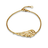 Steff Highgate Yellow Gold Vermeil Angel Wing Bracelet
