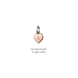 Steff Highgate Silver & Diamond Wing & Rose Gold Heart Pendants with Chain - Steffans Jewellers