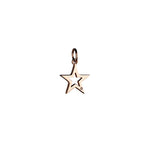 Steff Rose Gold Vermeil & Diamond Star Charm - Steffans Jewellers