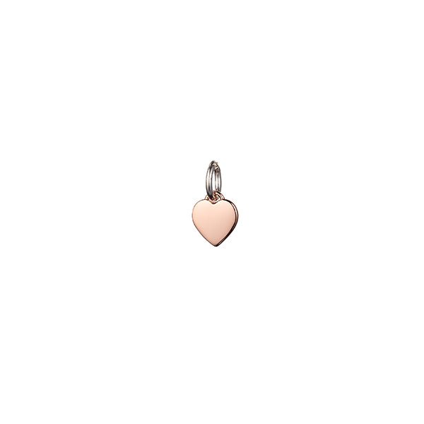 Steff Rose Gold Vermeil Mini Heart Charm - Steffans Jewellers