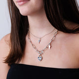 Steff Silver & Enamel Guardian Angel Wing Pendants - Steffans Jewellers