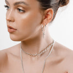 Steff Silver Mix & Match Curb Chain Necklace With Albert Clasps - Steffans Jewellers